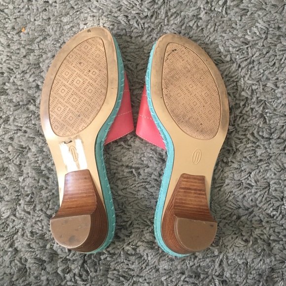 Pink and Blue heels - Picture 2 of 3